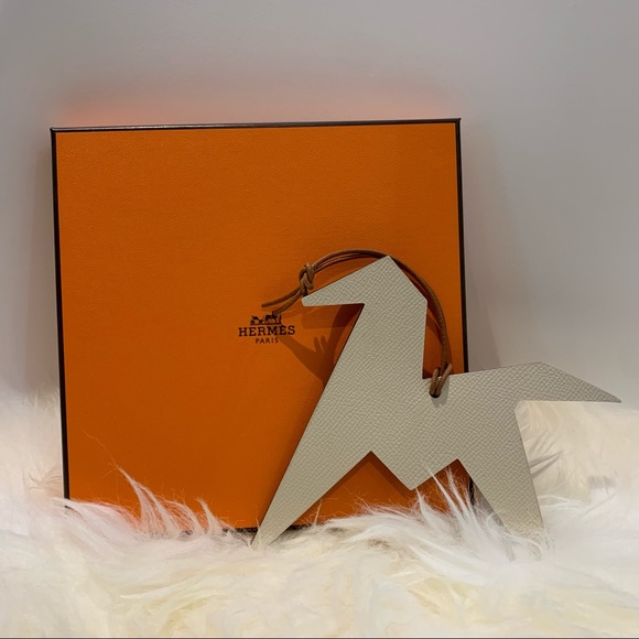 Hermes Origami Horse Leather Charm Petit H - Picture 2 of 4